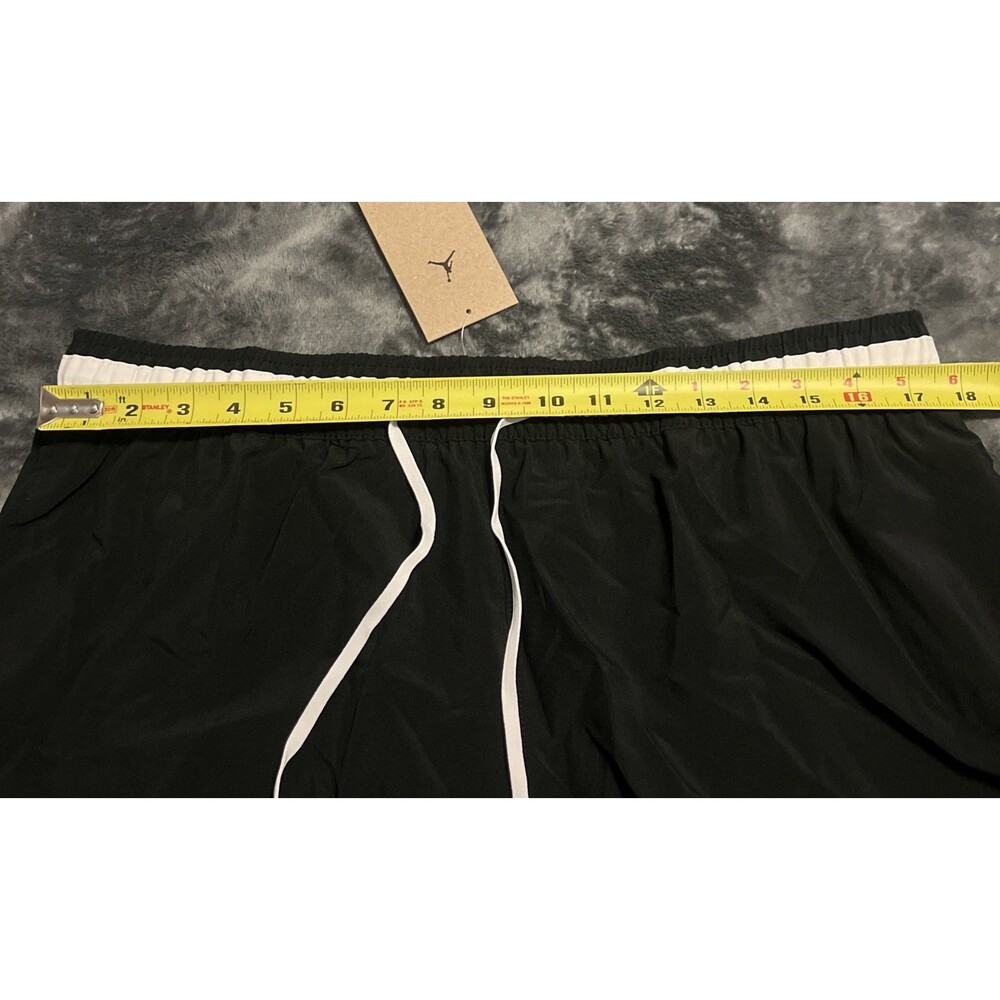 XL Jordan Shorts Men’s Black Nike Air Dri-Fit Sport Diamond Woven FQ2989-010 - Picture 9 of 10